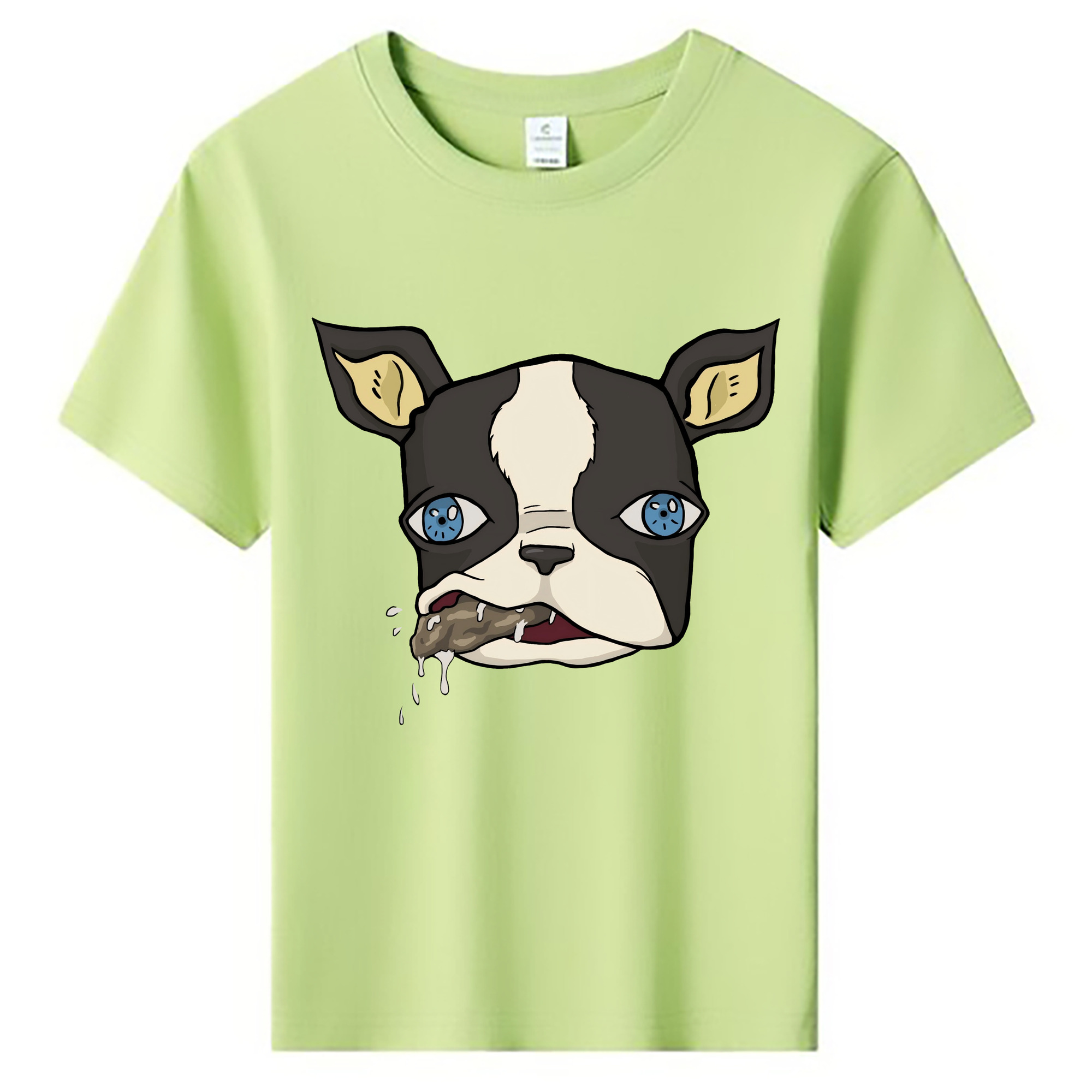 （画像用） ジョジョの奇妙な冒険 イギー JoJo's Bizarre Adventure Iggy 綿100％キッズTシャツ（フロントプリント）
